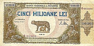 5 Millionen Lei 1947