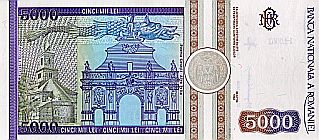 5.000 Lei 1992