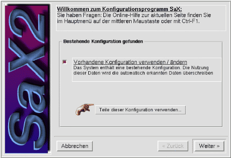 SaX2 Startmen&uuml;